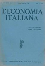 L' economia italiana. Rassegna mensile fascista di politica ed economia corporativa. Anno XXVII, n. 3, marzo 1942 Direttore Luigi Lojacono