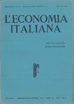 L' economia italiana. Rassegna mensile fascista di politica ed economia corporativa. Anno XXVII, n. 7-8, luglio-agosto 1942 Direttore Luigi Lojacono