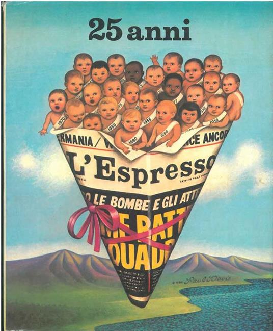 L' espresso. 25 anni - copertina