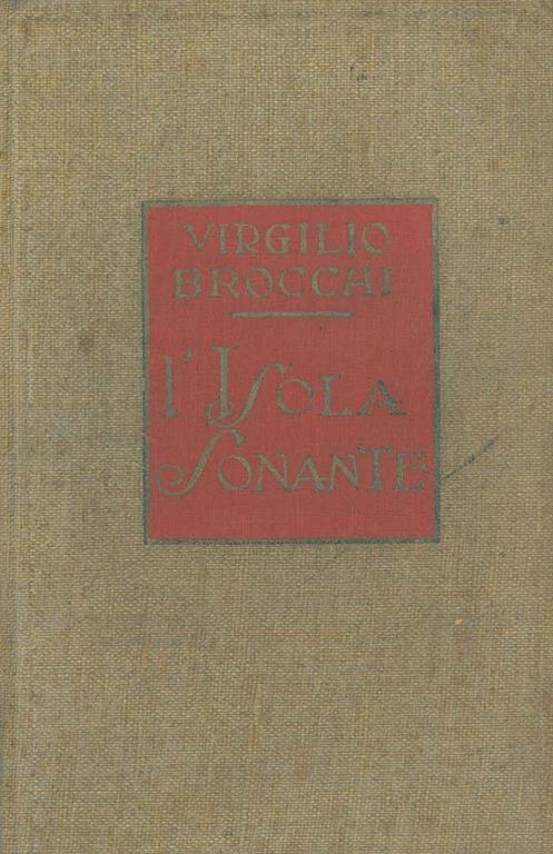 L' isola sonante - Virgilio Brocchi - copertina