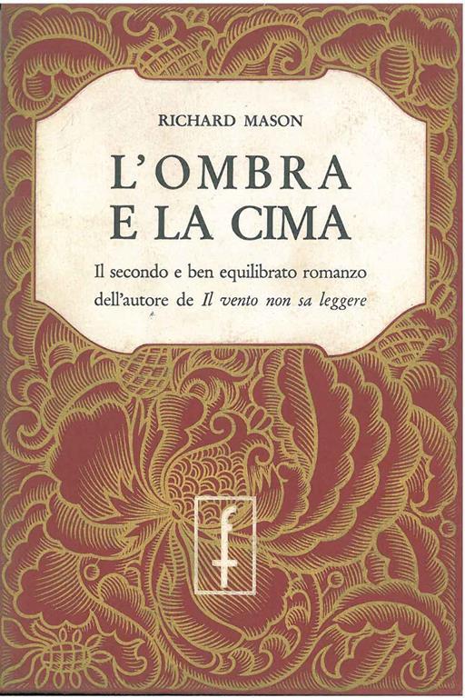 L' ombra e la cima traduzione di A. Fosco - Richard Mason - copertina