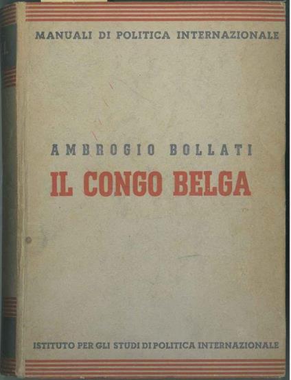 Il Congo belga - Ambrogio Bollati - copertina