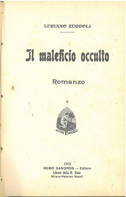 Il maleficio occulto - Luciano Zuccoli - copertina