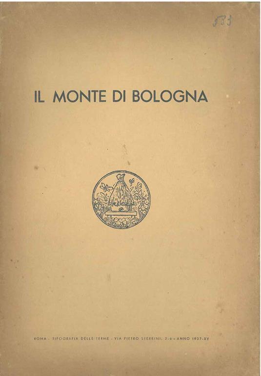 Il Monte di Bologna - copertina