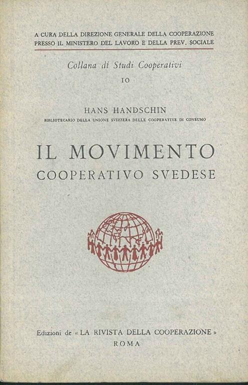 Il movimento cooperativo svedese Introduzione di A. Basevi - Hans Handschin - copertina