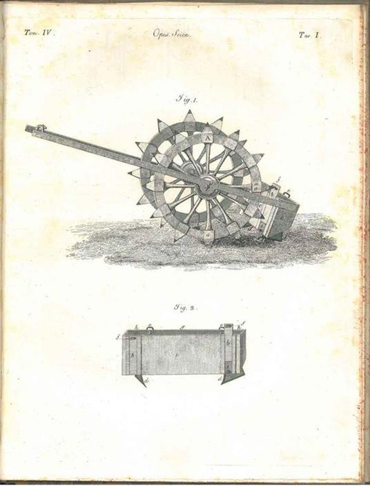 Opuscoli scientifici (dell'università di Bologna), tomo quarto 1823. Tra l'altro: Pendolo idrometrico, Sulla salubrità dell'aria di Comacchio, Osservazioni intorno ad una jena dell'utilità e della bellezza dell'uso della fisiologia - copertina