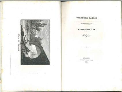 Operette patrie dell'avvocato Carlo Pancaldi Bolognese - Carlo Pancaldi - copertina