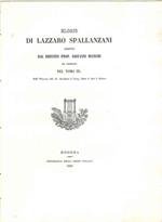 Elogio di Lazzaro Spallanzani