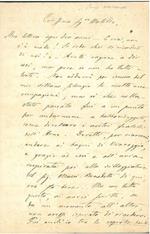 Foglio bianco piegato a metà datato: 