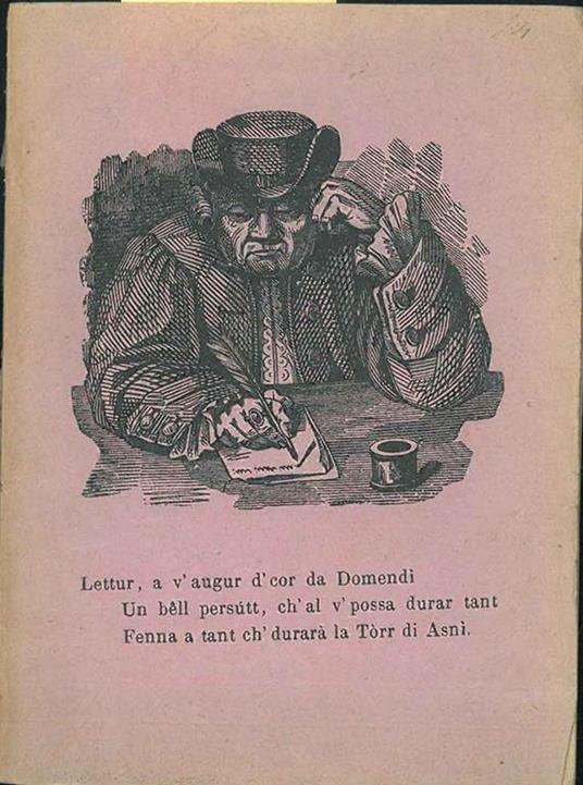 Al duttòur Truvlein. Luneri per l'Ann 1873 prezedù da un dialog. Bulògna dalla stamparì d'zeneréll All'Ancora - copertina