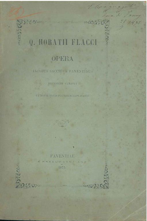 STUDIO BIBLIOGRAFICO ORFEO LIBRERIA ANTIQUARIA S.A.S.