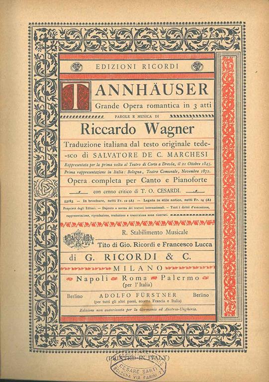 STUDIO BIBLIOGRAFICO ORFEO LIBRERIA ANTIQUARIA S.A.S.