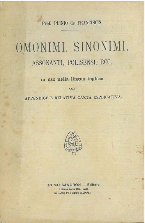 STUDIO BIBLIOGRAFICO ORFEO LIBRERIA ANTIQUARIA S.A.S.