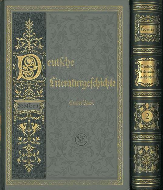 Deutsche Literaturgeschichte - Robert Koenig - copertina