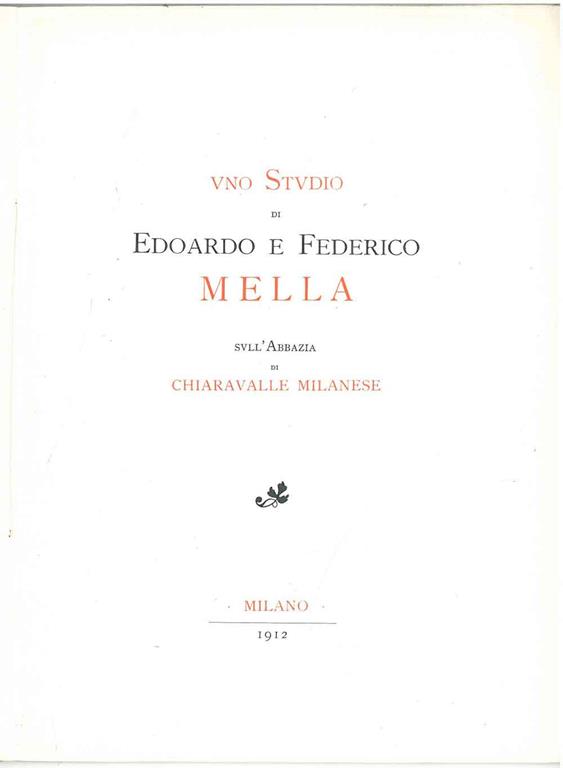 STUDIO BIBLIOGRAFICO ORFEO LIBRERIA ANTIQUARIA S.A.S.