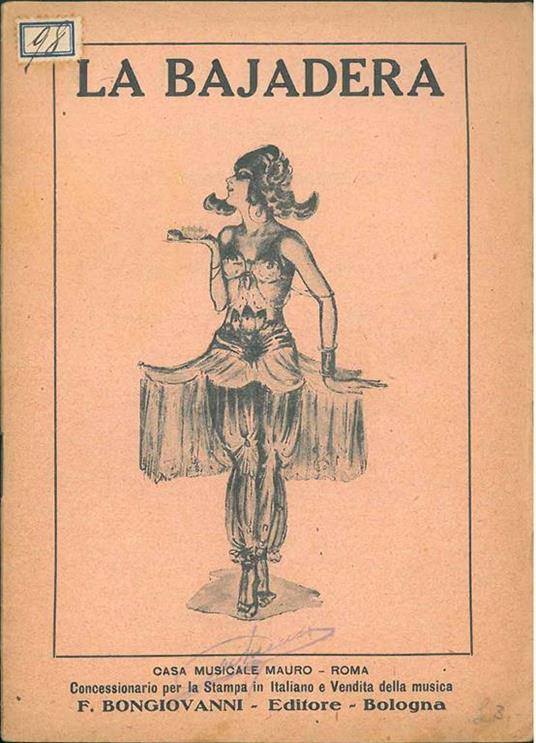 La Bajadera - Julius Brammer - copertina