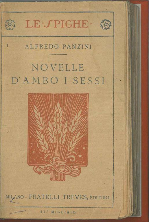 Novelle d'ambo i sessi - Alfredo Panzini - copertina