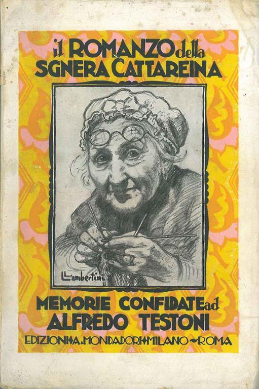 Il romanzo della "Sgnera Cattareina" - Alfredo Testoni - copertina