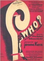 Who? Fox-Trot. De l'operette 