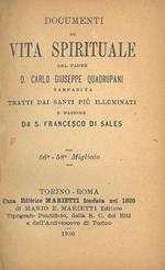 Documenti di vita spirituale... tratti dai santi più illuminati e massime da S. Francesco di Sales