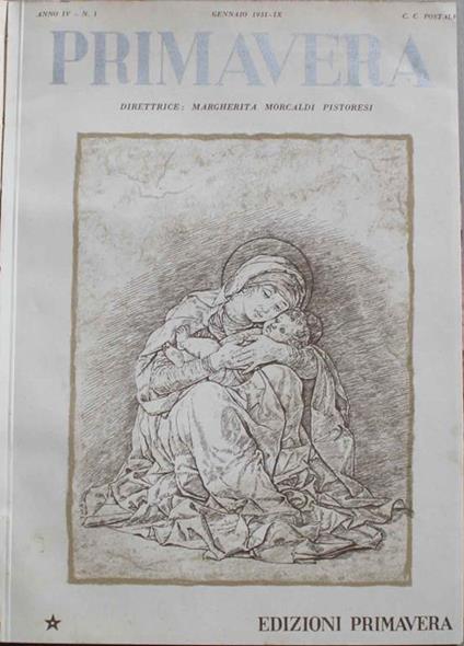 Primavera, Anno iv - copertina