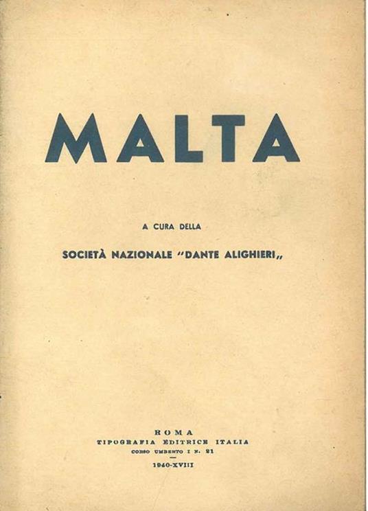 Malta - copertina