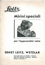 Mirini speciali per l'apparecchio Leica