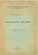 Augusto Murri. Estratto