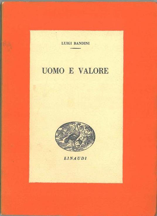 Uomo e valore - Luigi Bandini - copertina