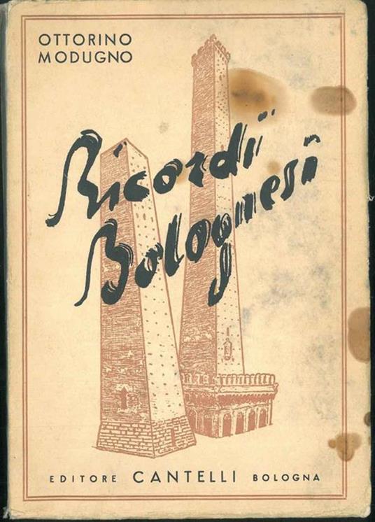 Ricordi bolognesi - Ottorino Modugno - copertina