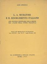 L. A. Muratori e il Risorgimento italiano (Nel secondo centenario della morte ...). Estratto