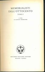 Memorialisti dell'Ottocento, Tomo I