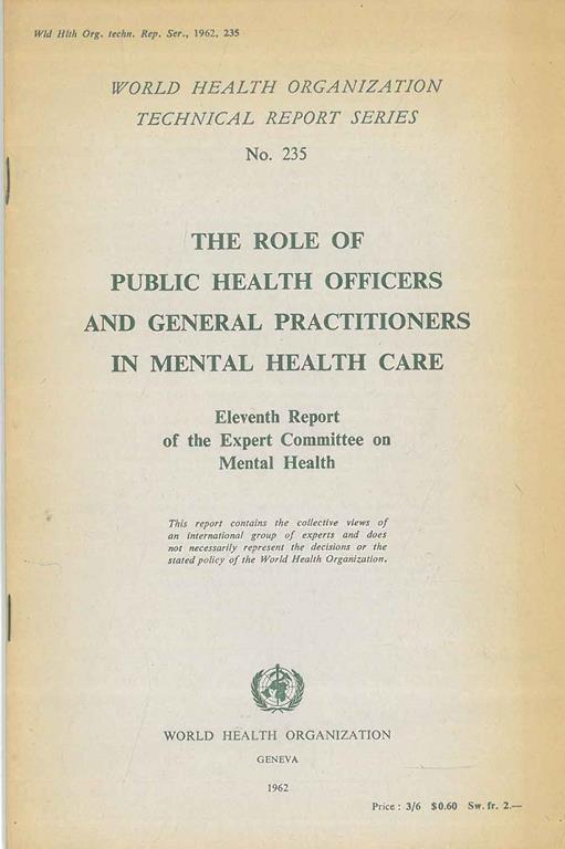 The undergraduate teaching of psychiatry and mental health promotion - copertina