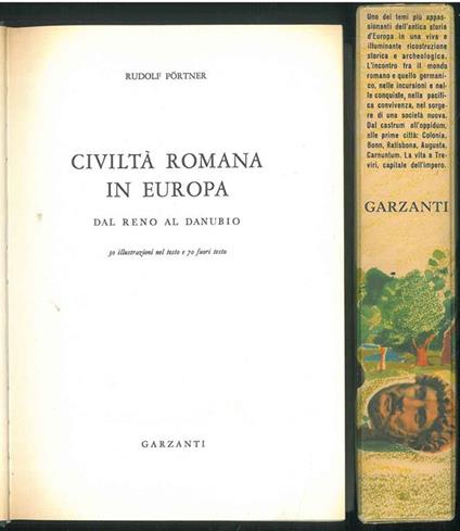 Civiltà romana in europa. Dal Reno al Danubio - Rudolf Portner - copertina