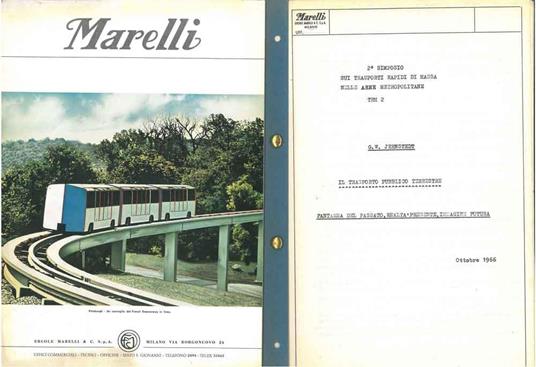Il trasporto pubblico terrestre. 2* simposio sui trasporti rapidi di massa nelle aree metropolitane - copertina