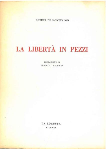 La libertà in pezzi - copertina