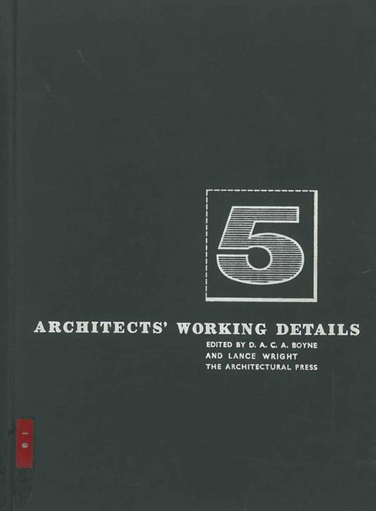 Architects' Working Details. Volume 5 - copertina