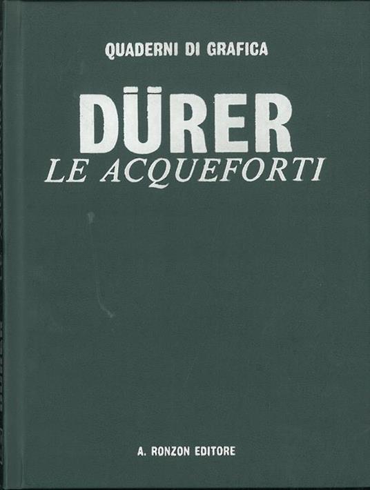 DÃ¼rer. Le acqueforti - Pietro Gasti - copertina