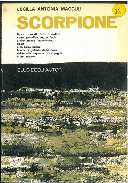 Scorpione - copertina