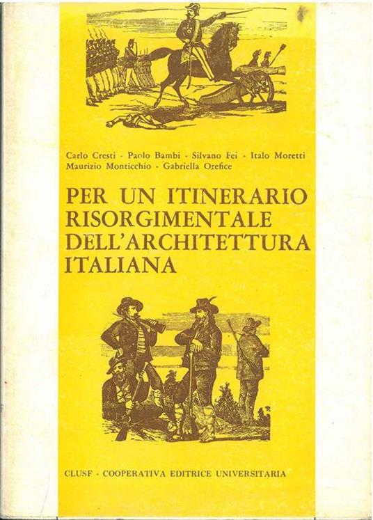 Per un itinerario risorgimentale dell'architettura italiana - copertina