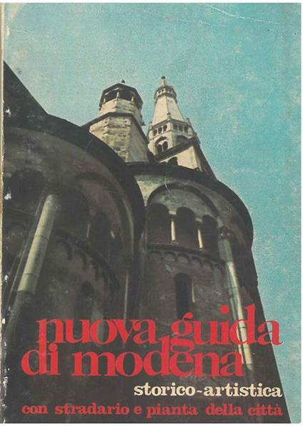Nuova guida di Modena storico-artistica con stradario e pianta della città - A. Leonelli - copertina