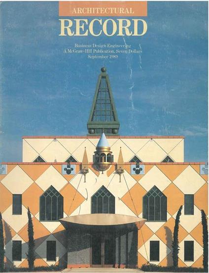 Architectural Record N.9 September 1989. Business Design Engineering. Building Types Study: Shopping centers - copertina