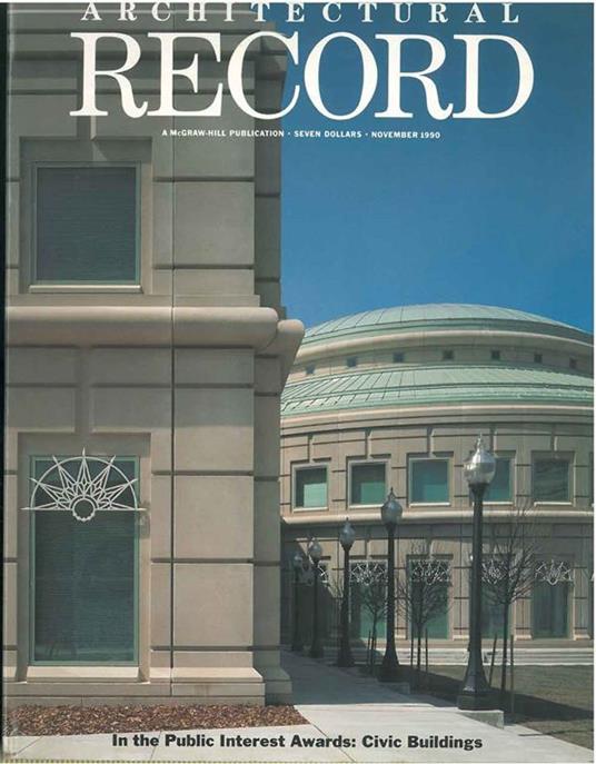 Architectural Record N.11 November 1990. Building Types Study: High-rise office buildings - copertina