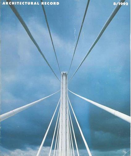 Architectural Record N. 8 / 1992. Spain: Barcelona and Seville - copertina