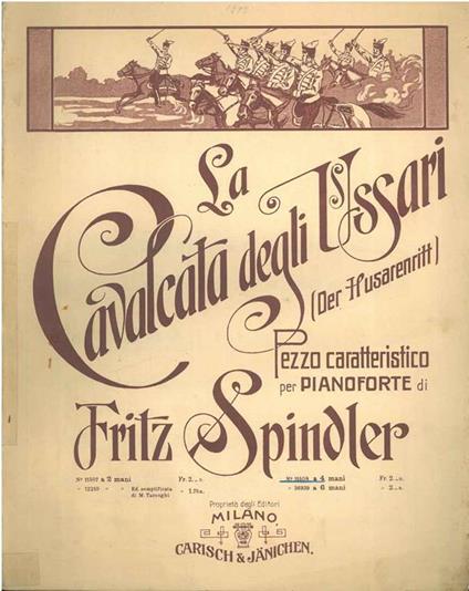 La cavalcata degli Ussari (Der Hussarenritt) - Fitz Spinder - copertina