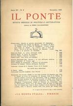 Il Ponte. Rivista mensile di politica e letteratura. Anno XV, N 9. Settembre
