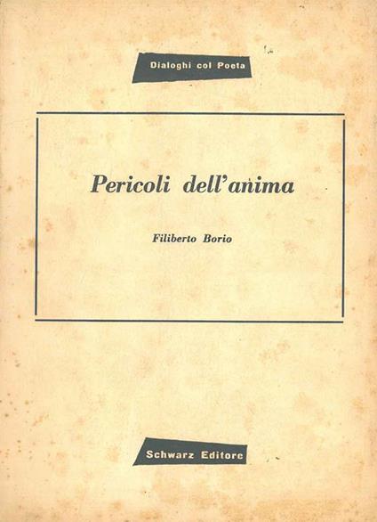 Pericoli dell'anima - Filiberto Borio - copertina