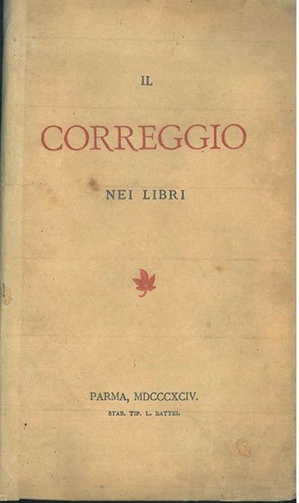 Il Correggio nei libri - copertina
