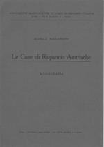 Le casse di risparmio austriache