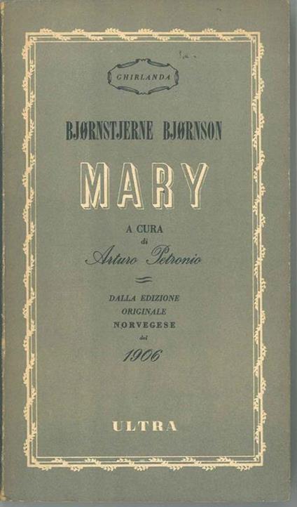 Mary A cura di A. Petronio - copertina